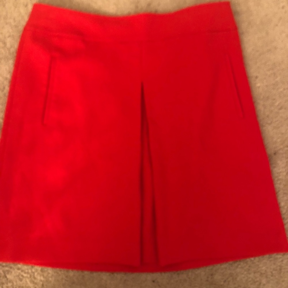 Loft red skirt